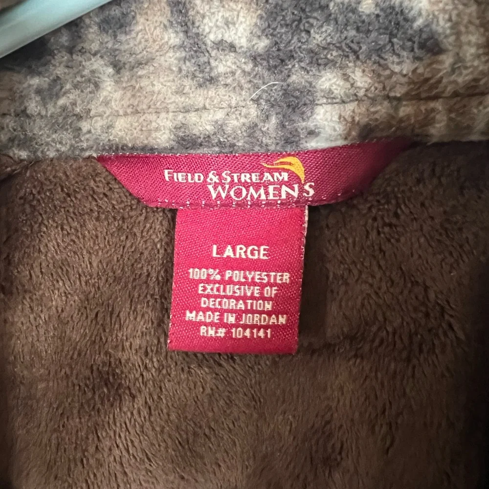 Field & Stream Brown and Green Utility Jacket Outdoor Essential - Picture 3 of 3